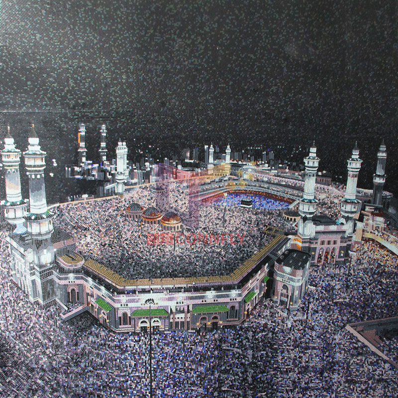 Happy Festival Picture Art Mosaic Design (CFD198)