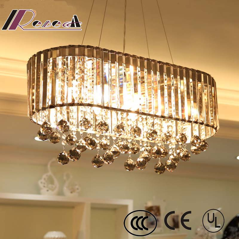 European Hotel Decorative Pendant Handworked Lamp Crystal Chandelier