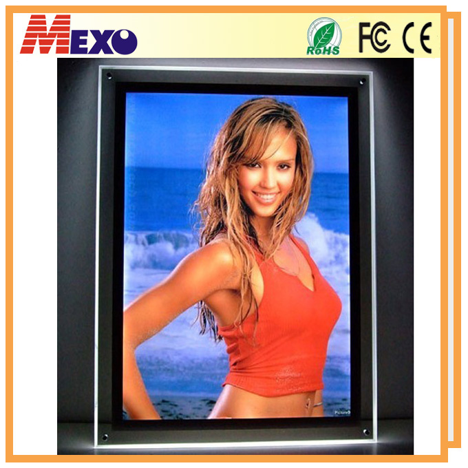 Wall Mounted LED Light Box with Magnetic Face