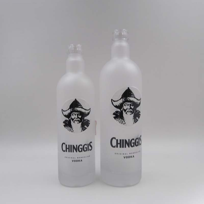 Tequila Glassware Bottle, Vodka Glass Bottle, Distilled Spirits Bottle
