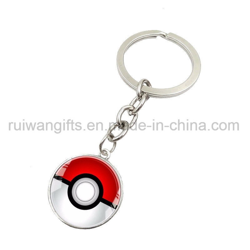 Wholesale 3D Anime Pokemon Ball Keychain for Souvenirs