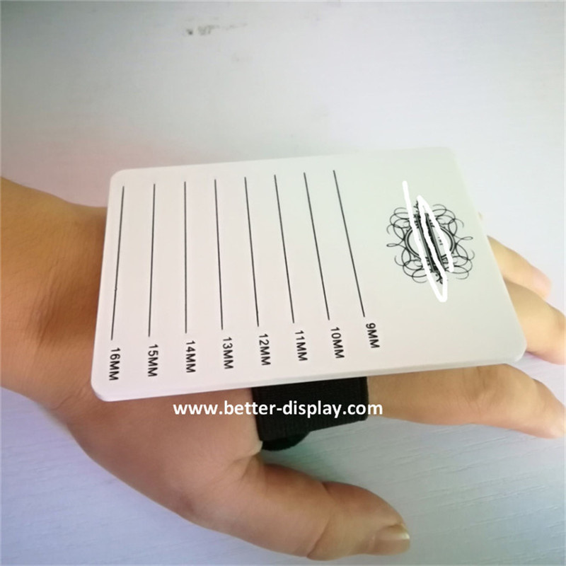 Custom White Acrylic Lash Plastic Lash Pad