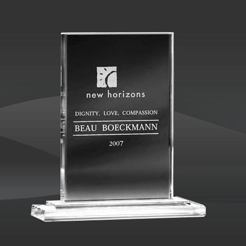 Stacked Crystal Rectangle Award (JC-3146, JC-3147, JC-3148)