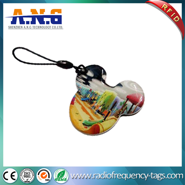 Passive Crystal Epoxy NFC RFID Tag Waterproof with String