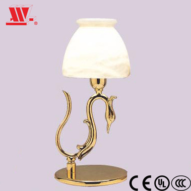 Art Metal Table Lamp with Glass Lampshades
