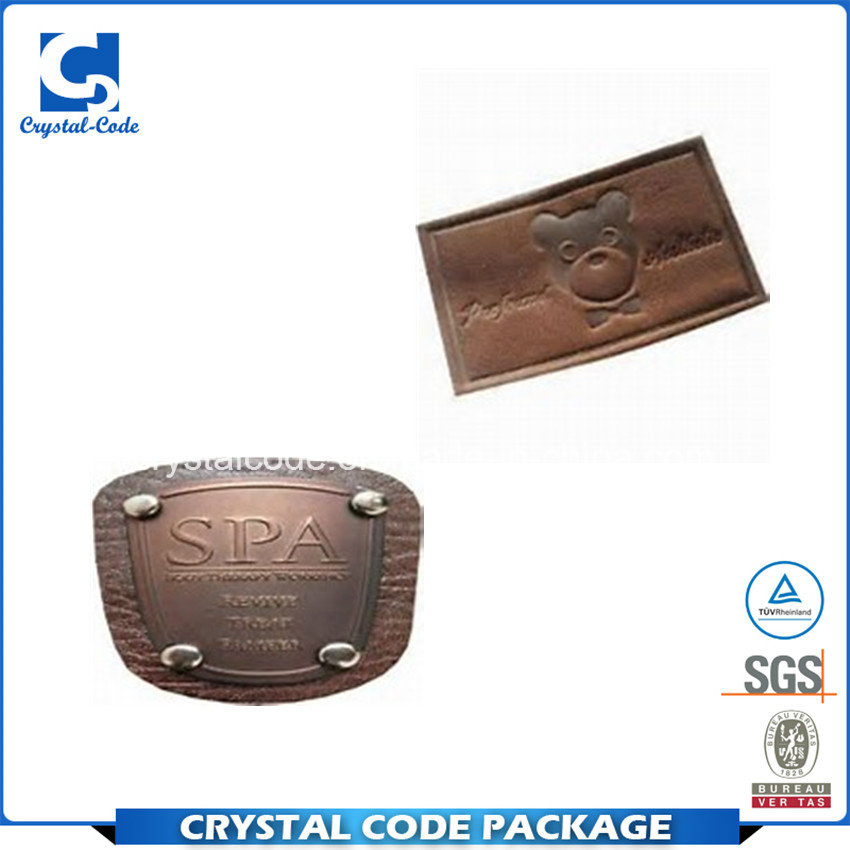 Newest Design Jeans Leather Patch Labels Stickers