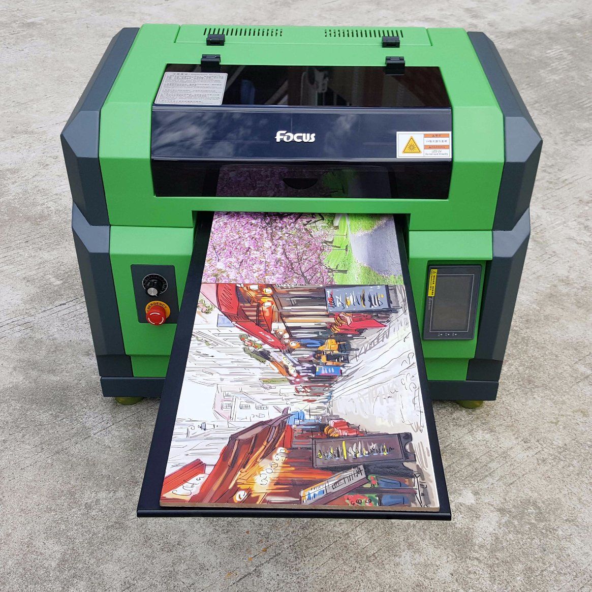 A3+ Dx5 Digital UV LED Flatbed Printer UV Printing Machine