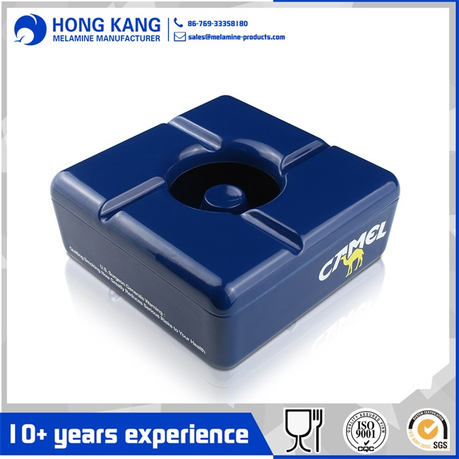 Windproof Melamine Square Cigarette Pocket Ashtray