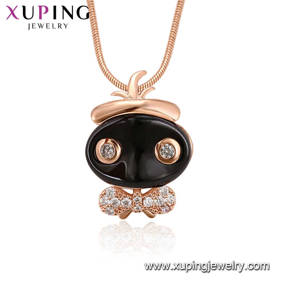 44419 Newest Elegant 18K Gold Imitation Jewelry 40-45cm Length Women Necklace