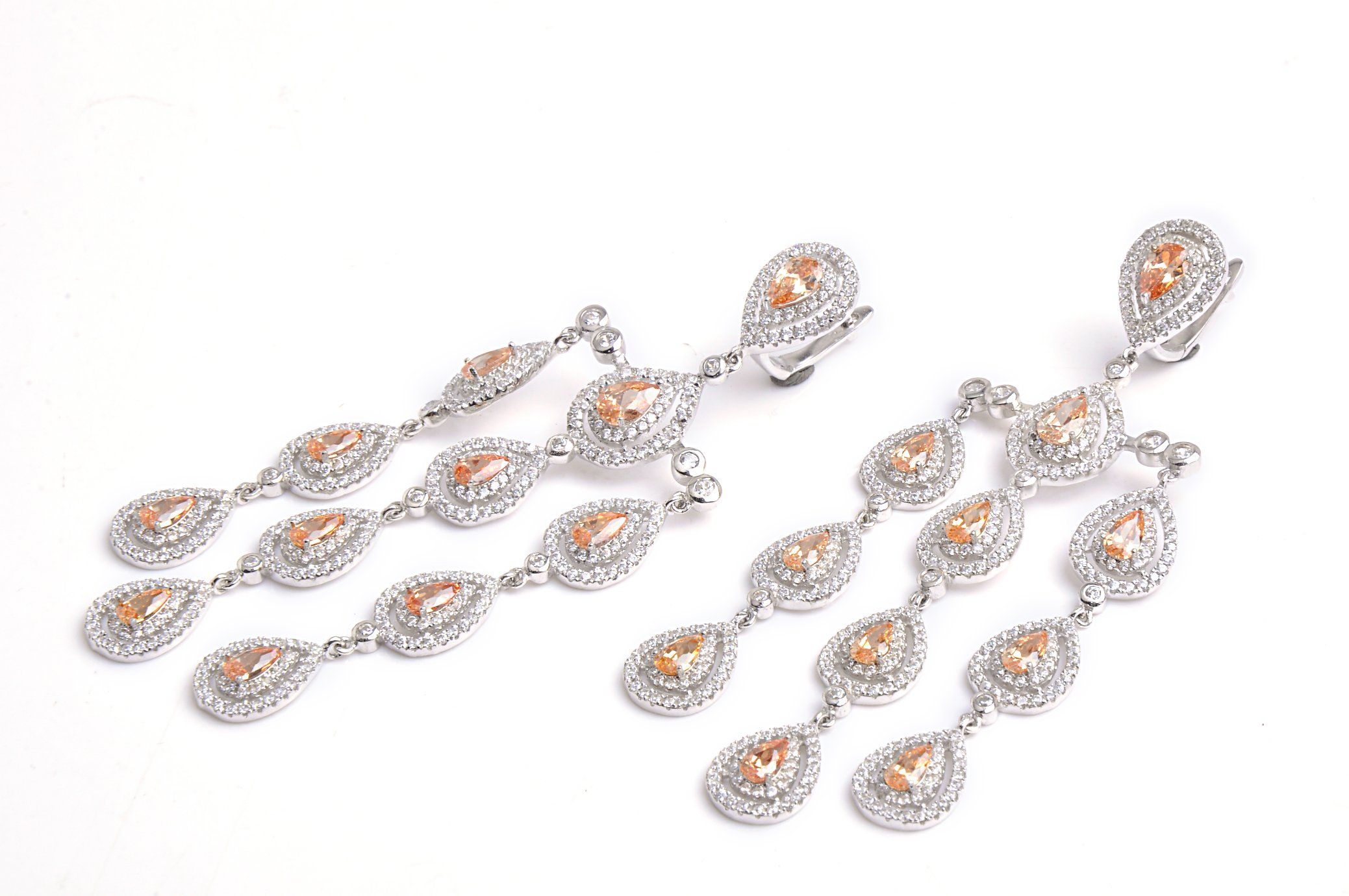 Hot Sale Fashion 925 Silver Earring with Dangling