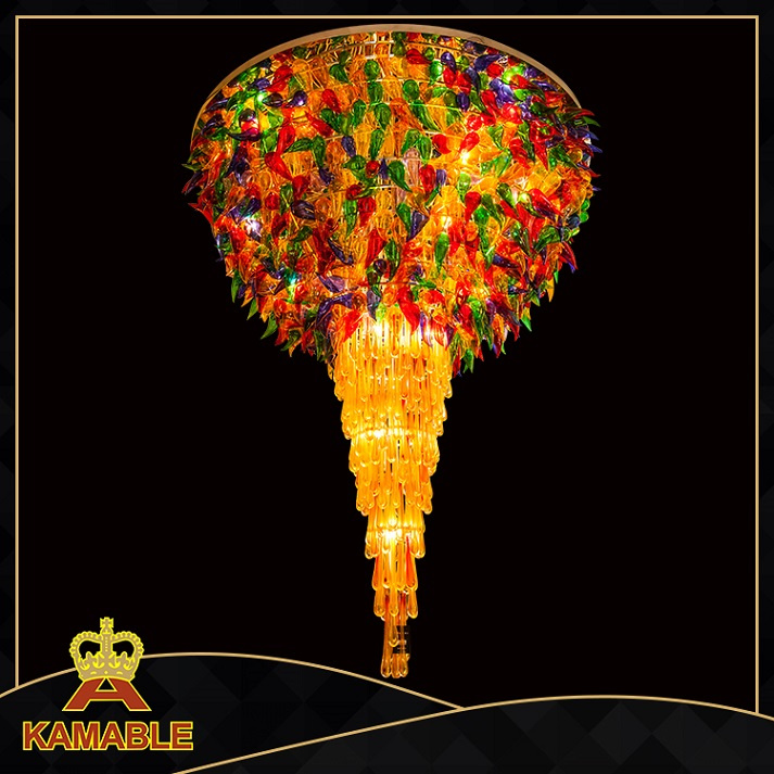 High Quality Hotel Stained Glass Ceiling Lamp (Ka224)