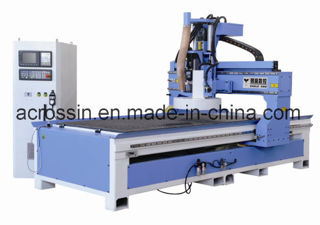 Multi Heads with Different Bit/Tool and Automatic Tool Changer Atc CNC Router Machine for Cutting Engraving Wood Door and Other Woodworking