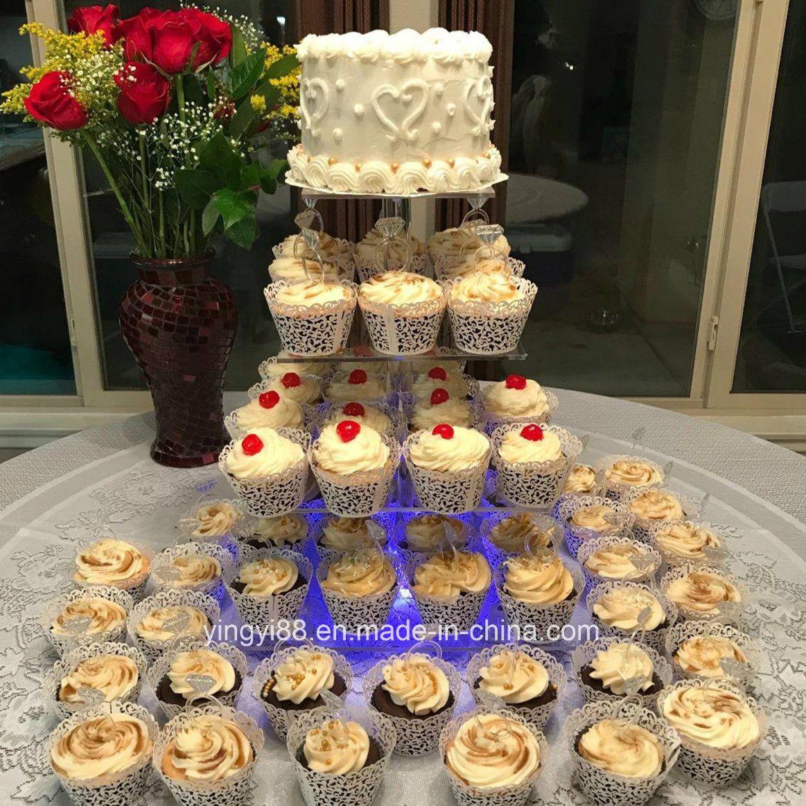 Best Selling Acrylic Wedding Crystal Stands