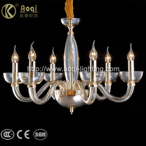 European Simple Champagne Pendant Light