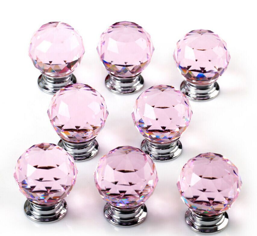 Zinc Alloy Cyrstal Handles