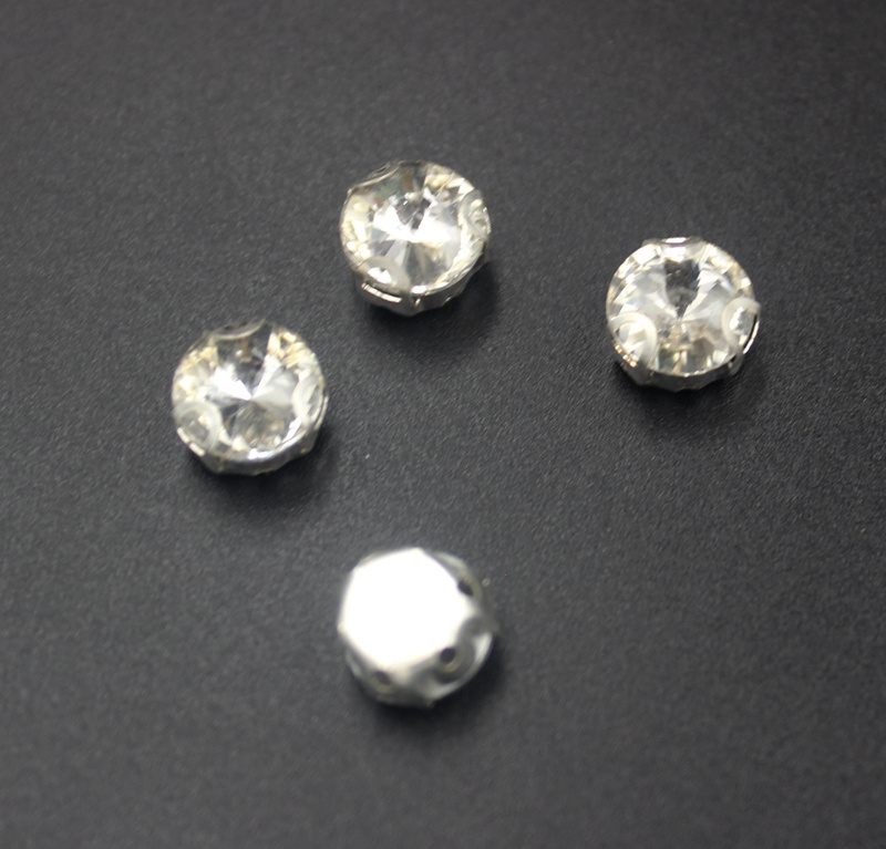 Wholesale Round Shape Decorative Strass Crystal Rhinestone Manufacturer with Claw Setting