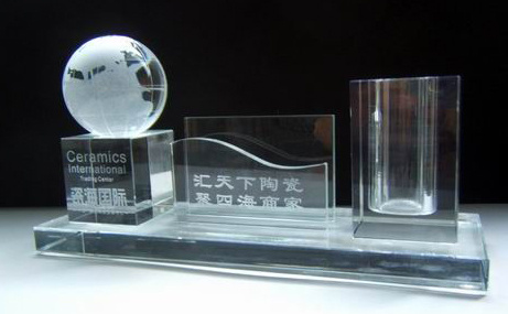 Crystal Pen Holder with Name Card (JD-BJ-001)