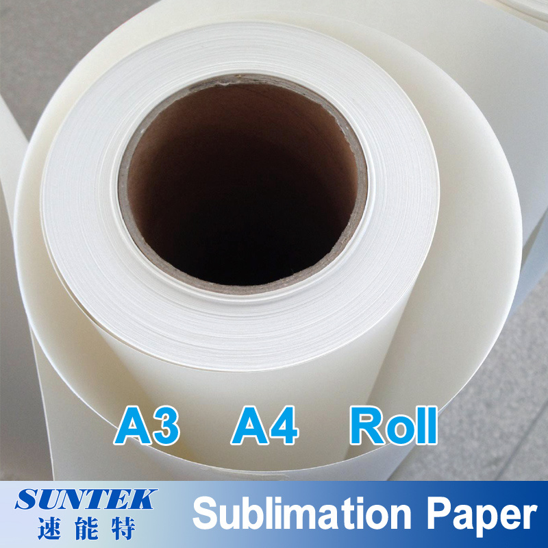 Wholesale Fast Dry 70/100GSM Roll Sublimation Transfer Paper