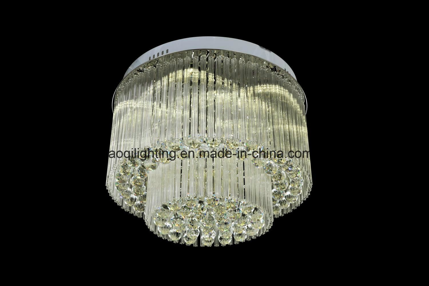 High Level Crystal LED ceiling Light for Living Room