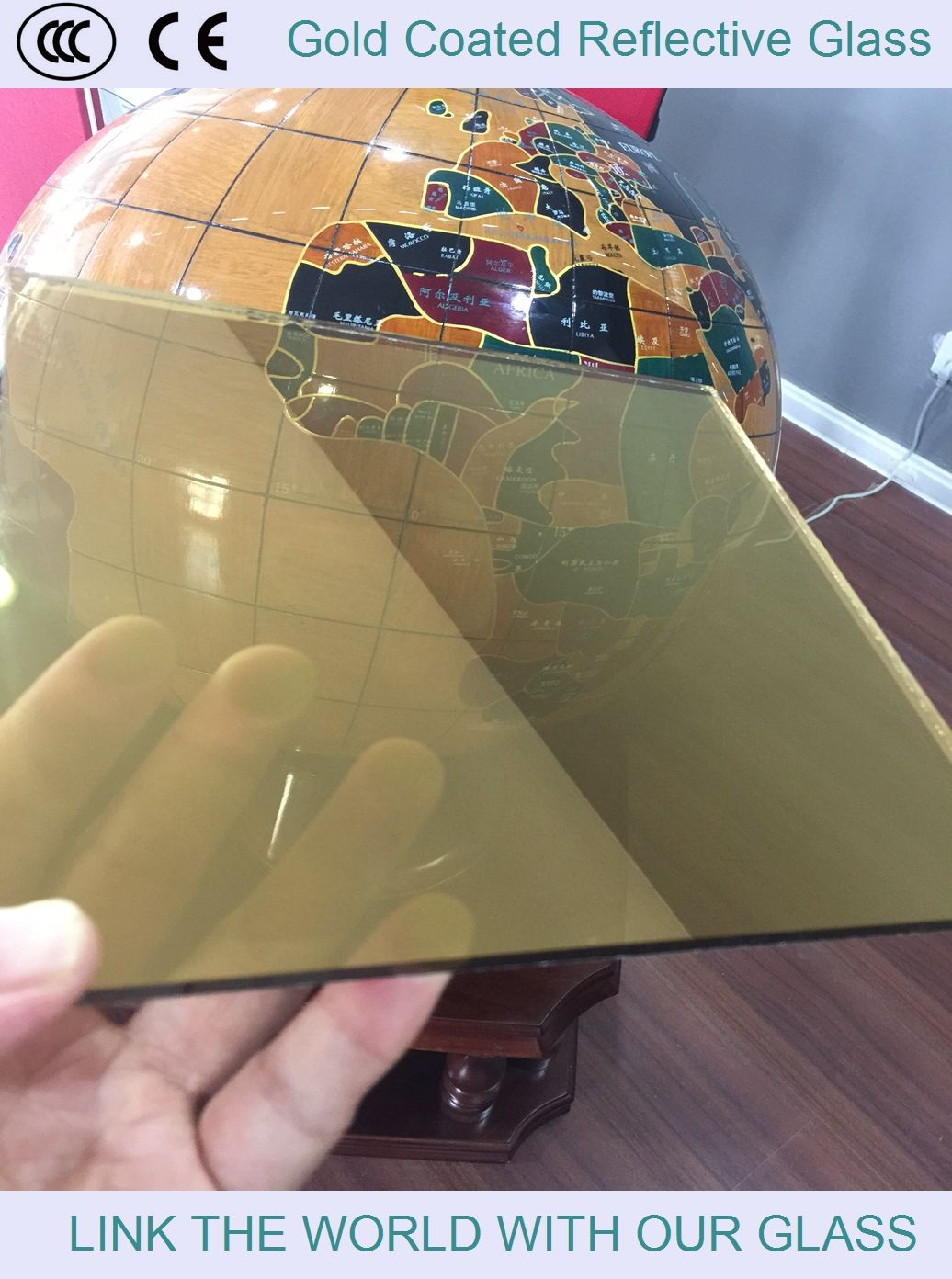 5mm Dark Grey Solar Controll Glass/Reflective Glass