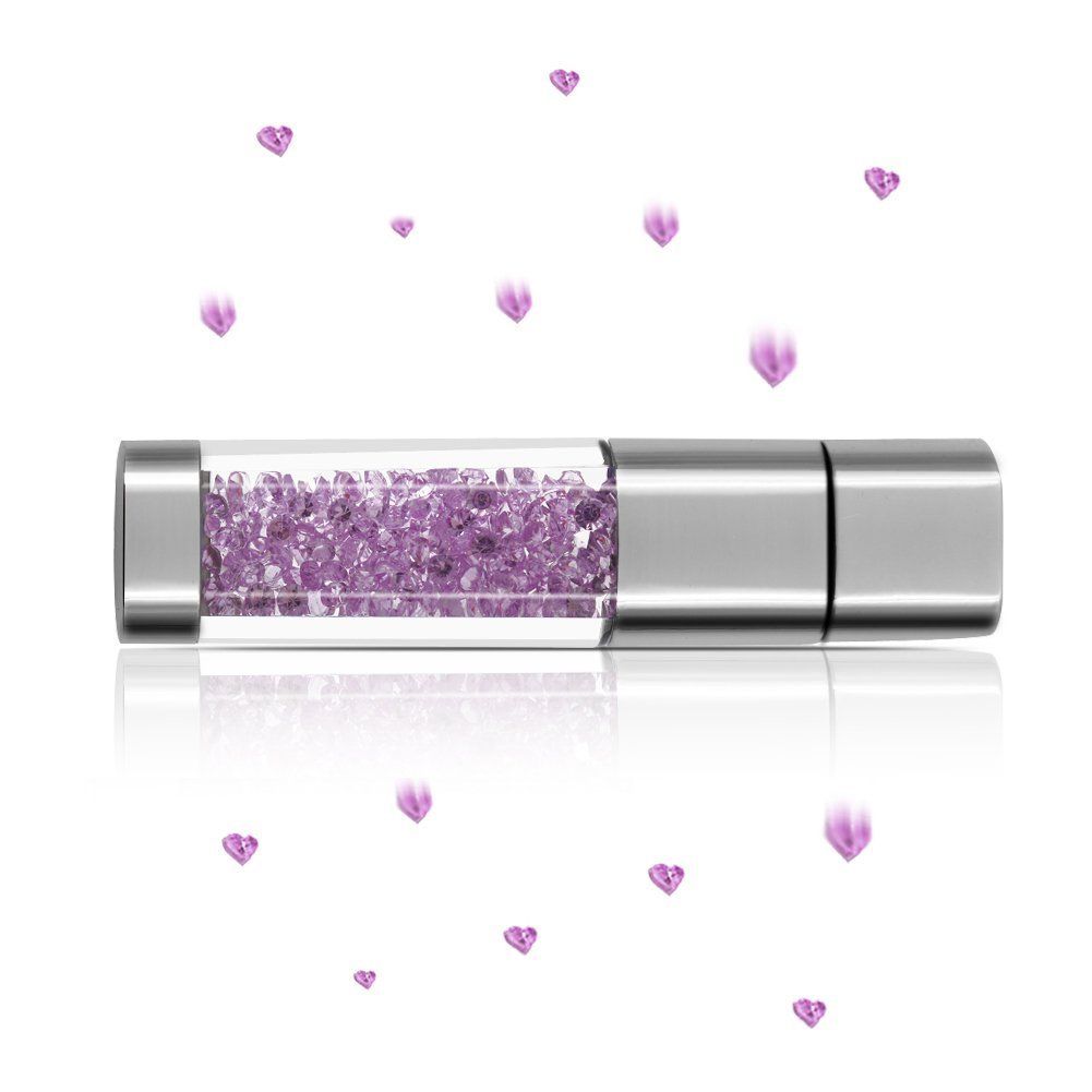 Techkey Jewelry Crystal USB Flash Drive for Girls