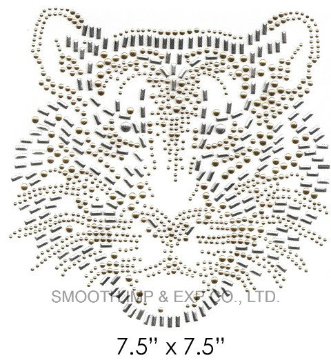 Fashion Animal Rhinestones Iron on Patch Transfer Garment Diamond