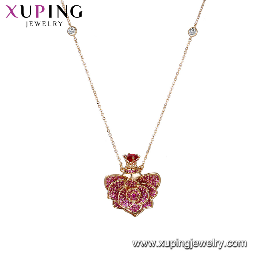 Necklace-00651 Cheap Custom Design Simple Style Fashion Jewelry Gold Plated Copper Alloy Chain Necklace