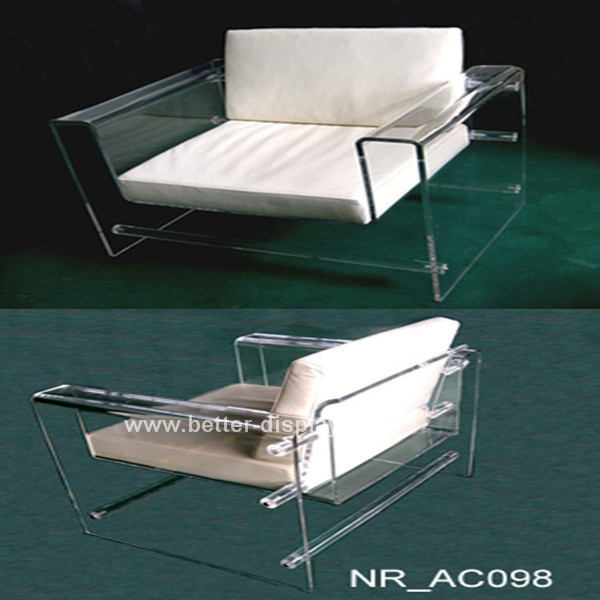 Modern Clear Acrylic Living Room Sofa Btr-Q6006