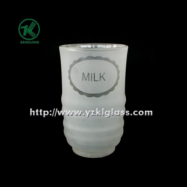 Frost Double Wall Glass Bottle by SGS (8*8*13)