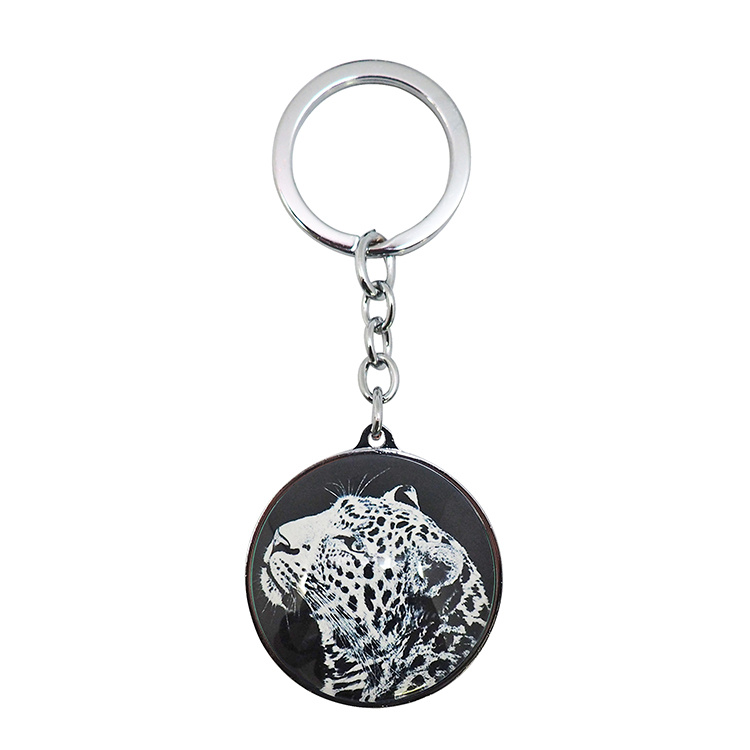 Promotion Gift Wholesale Personalized High-End Compass Metal Keyring Keychain
