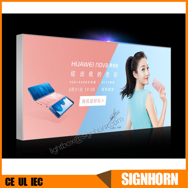 LED Frameless Fabric Light Box
