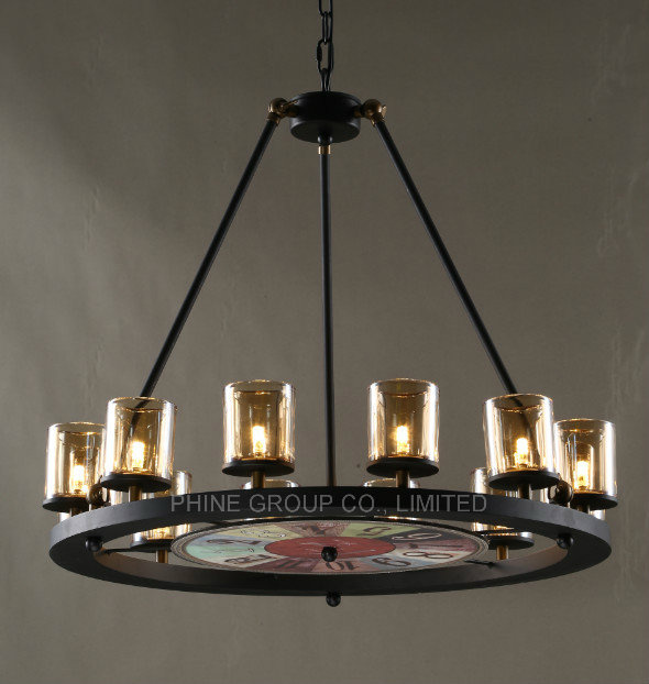 Round High Quality Decoration Metal Creative Bar Shop Chandelier