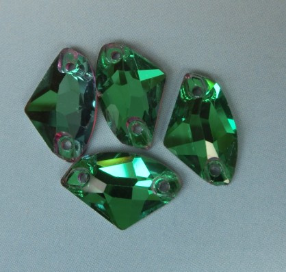Bags and Garment Accessories Loose Glass Beads of Ab Color Sew on Beads