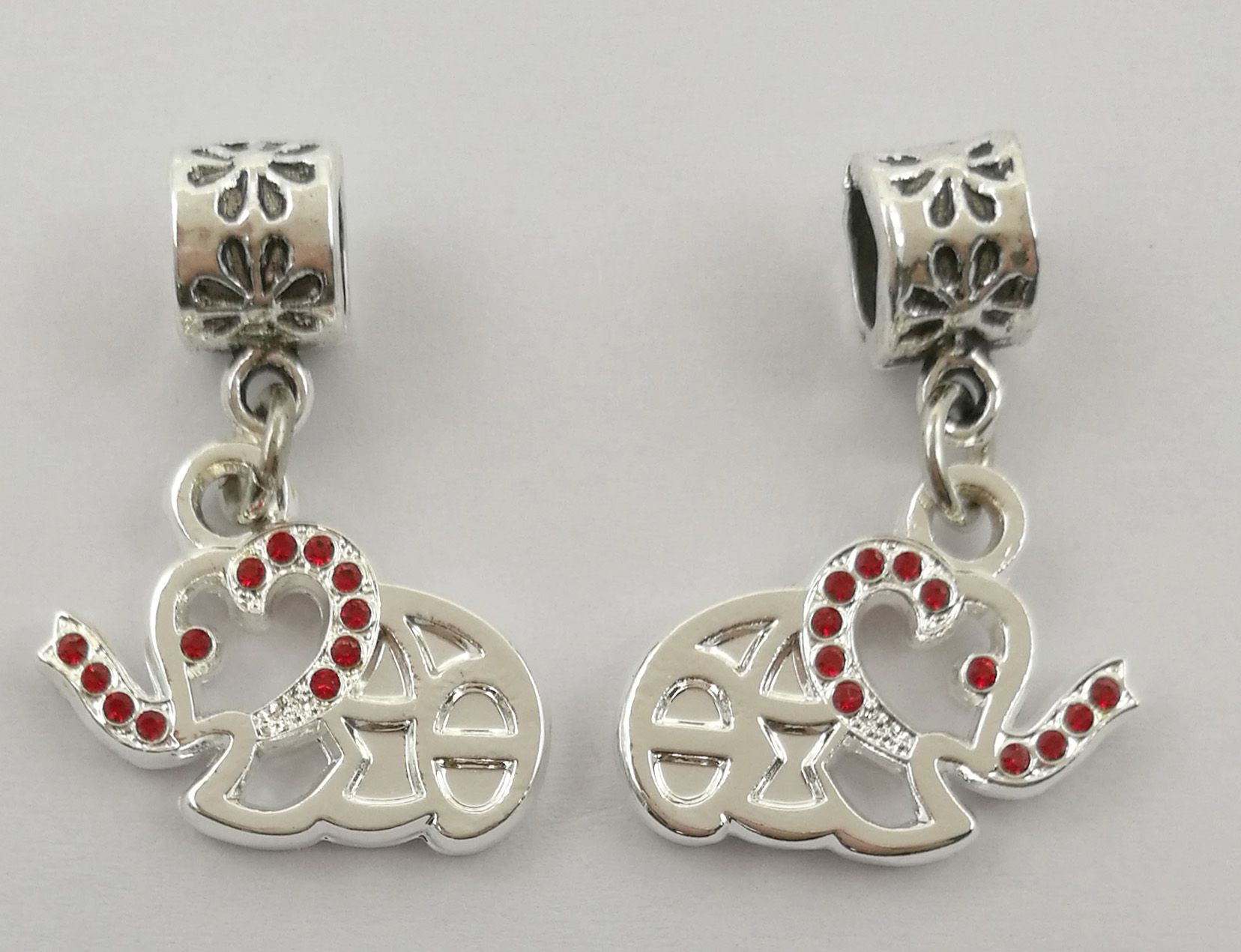 Metal Fine&Fashion Charm with CZ Crystal Stone-Professional Manufacturer (charm-003)