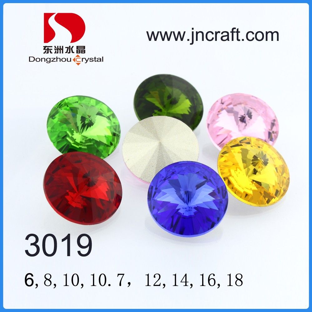 Crystal Fancy Loose Rhinestone with Metal Setting (DZ-3019)