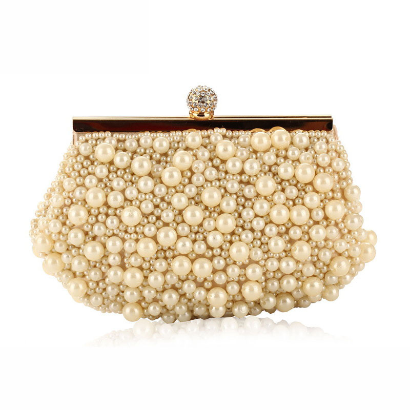 Newest Fashion Women Handbag Pearl Bag Designer Lady Clutch Bag