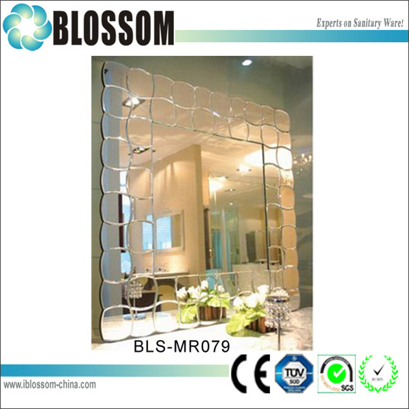 Convex 3D Square Wall Decorative Mirror Art