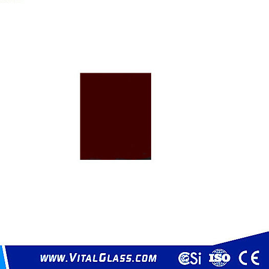 Decorative Coated Art Mirror/ Maroon Df -1