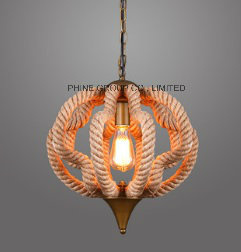 Modern Bedside Rope Bar Decorative Chandelier for Home or Hotel