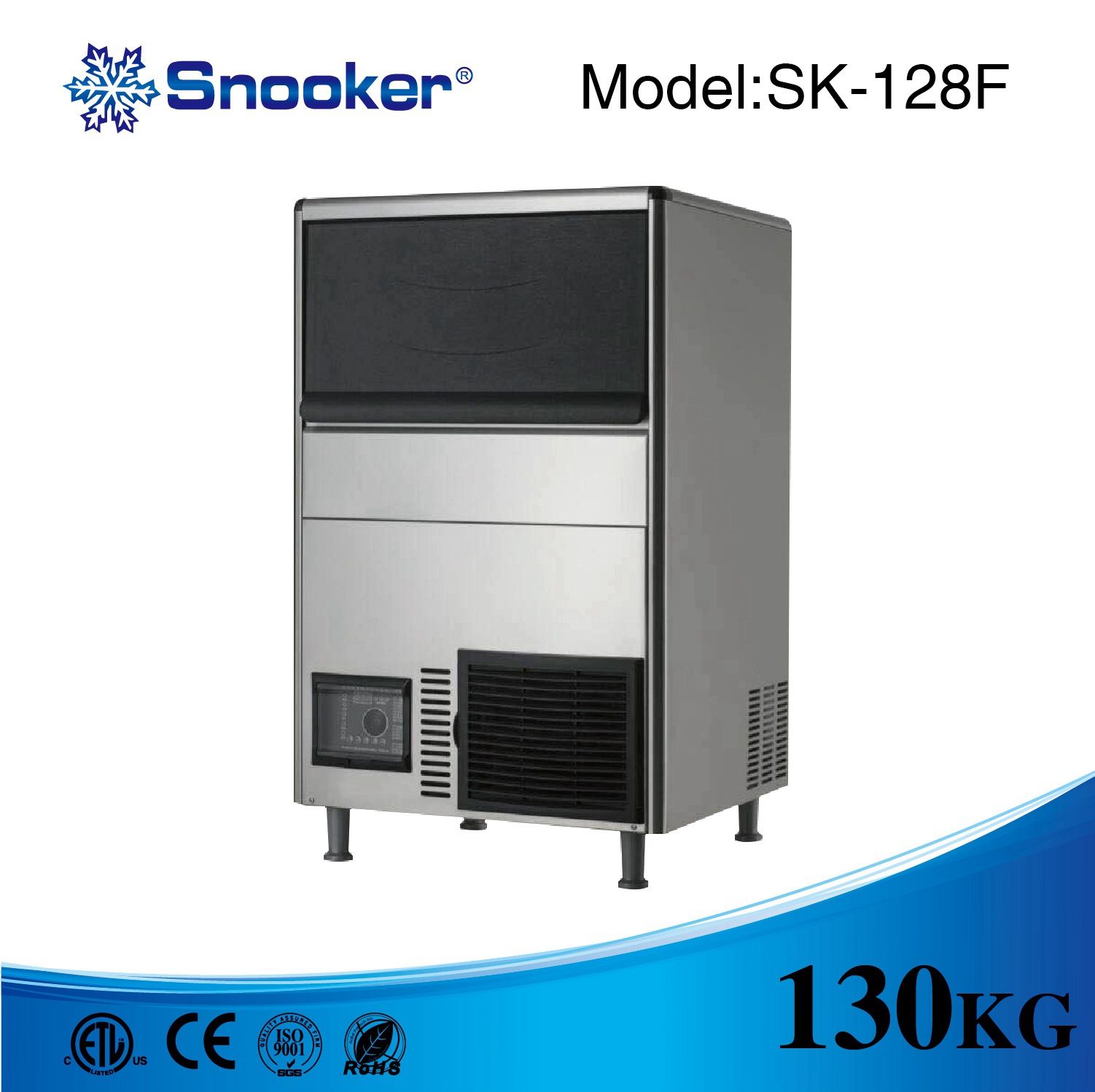 Ce Approved Commercial Use Granular Ice Maker Ice Machine