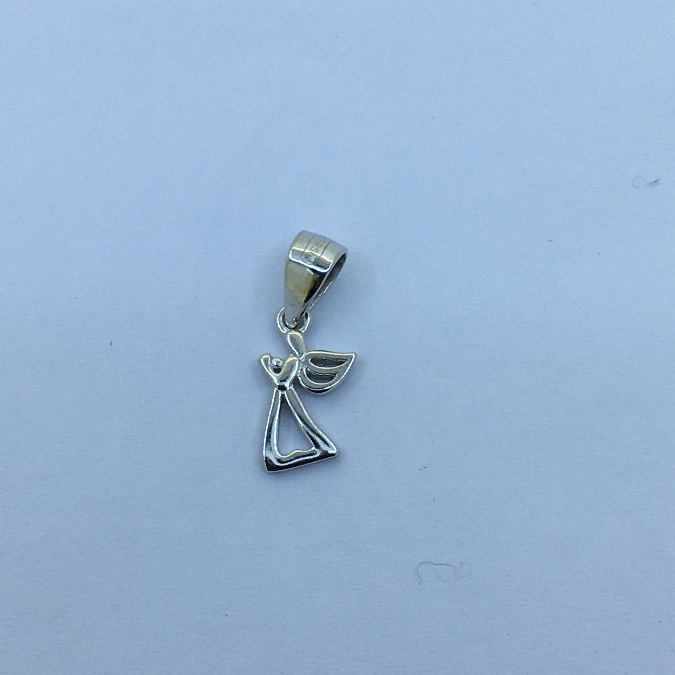 Fashion Sterling Silver Angle Pendant