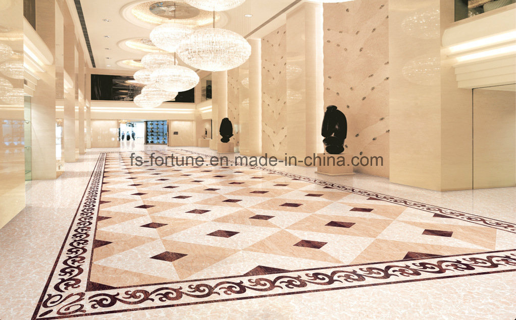 Pink Color Bulatti Double Loading Building Material Polished Porcelain Floor Tiles