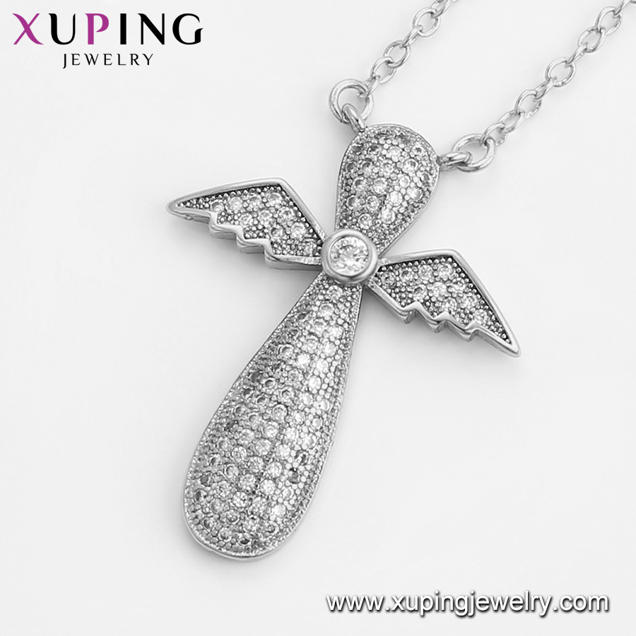 44533 Fashion Cool Round Stainless Steel Jewelry Necklace with Roman Figures