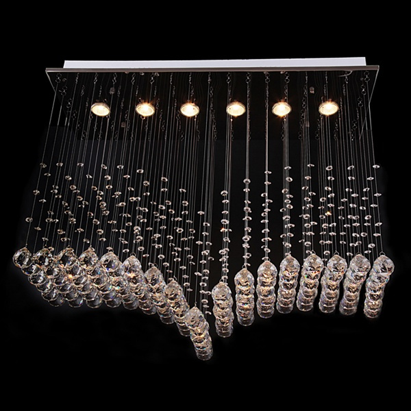 with Bulbs High Quality Crystal Chandelier Ceiling Lamp (GD-8020-6)