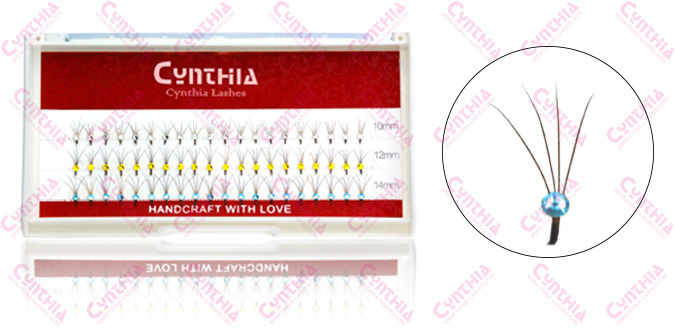 Best Quality Comfortable Sable Hair Flare Eyelashes with Crystal