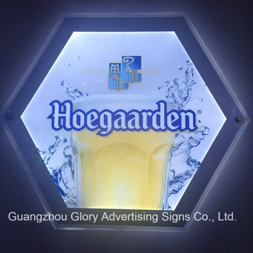 Wall Display Crystal Picture Frame LED Light Box
