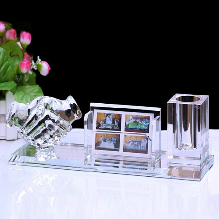 Crystal Pen Holder for Office Decoration Ks2014018