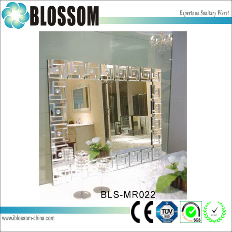 Modern Rectangle Hotel Decoration Art Mirror Wall Mirror for Hotel Lobby