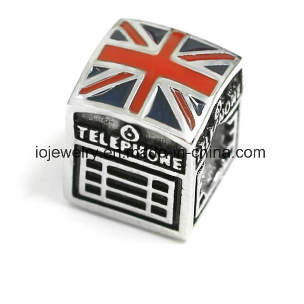 New Designs European National Flag Charm Bead