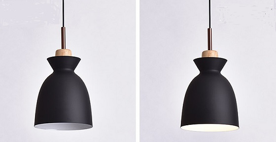 Nordic Style Simple Cup Shape Pendant Lamp with Personality Color